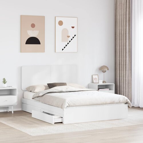  s od storage Bijelo 140 x 190 cm Konstruirano drvo Slike