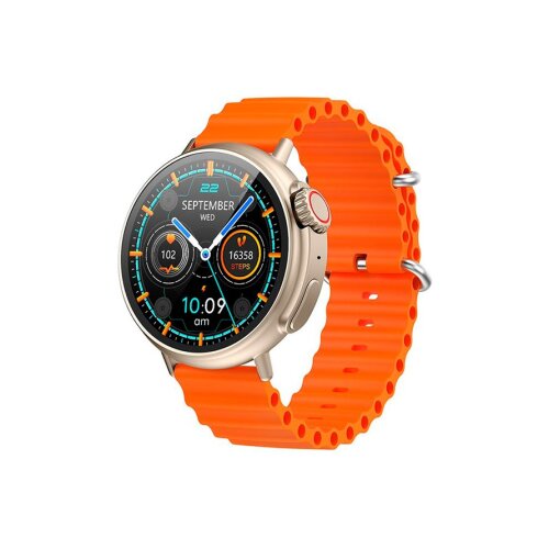 Hoco. pametni sat / pametni sat Y18 smart sport (mogućnost spajanja sa sata) zlatni Slike