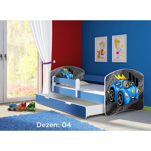 Olimp Sport Krevet za decu BLUE SA FIOKOM 160X80 ACMA 2 45 dezena Cene