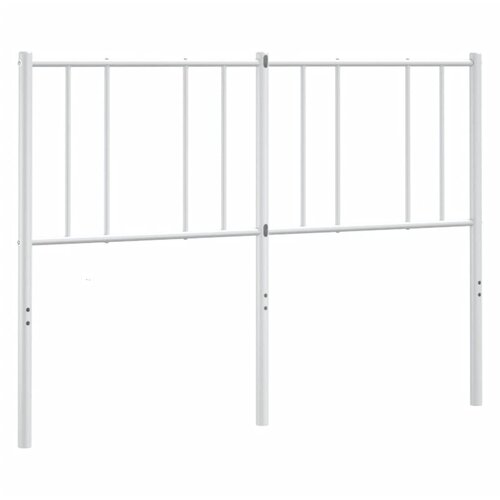  Metalno zamjensko uzglavlje bijelo 160 cm Slike