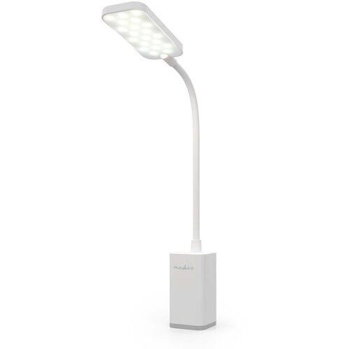 Nedis LTLR10WT - LED prigu&scaron;iva punjiva dodirna stona lampa sa kopčom LED/5W/1200 mAh bela Cene