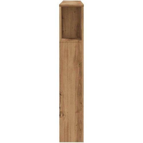 VidaXL Uzglavni ormarić Artisan hrast 140x18,5x102,5 cm izrađeno drvo Slike
