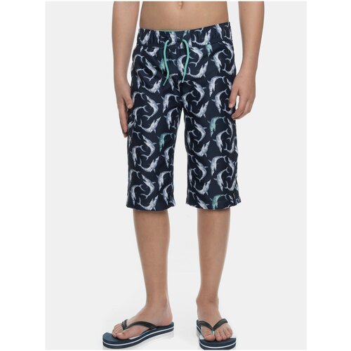 SAM73 Dark blue boys patterned swimwear SAM 73 - Boys Cene