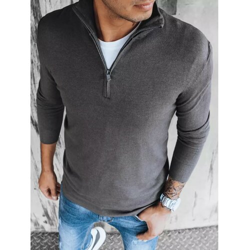 DStreet Dark gray men's sweater WX1895 Slike
