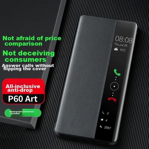  ZhengJian Maska za mobilni telefon Huawei P60 Art, Crna Slike
