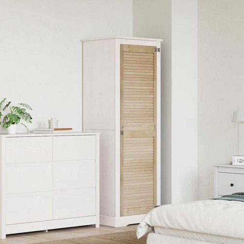 VidaXL Ormarna vrata Ostalo Smeđa 170 x 49.5 x 2.1 cm Masivna borovina Slike