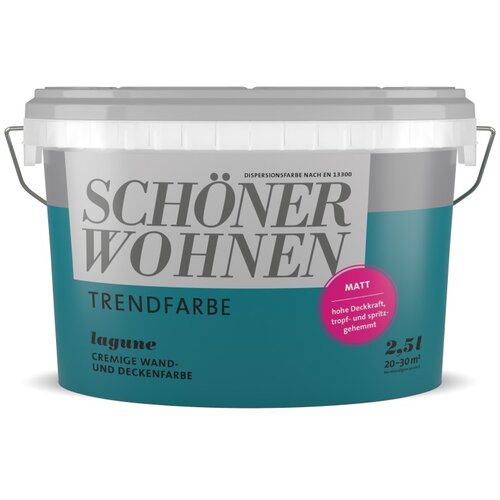 SCHÖNER WOHNEN Notranja disperzijska barva Schöner Wohnen Trend (2,5 l, lagune) Cene