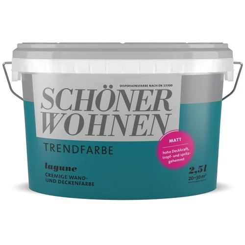 SCHÖNER WOHNEN Notranja disperzijska barva Schöner Wohnen Trend (2,5 l, lagune)