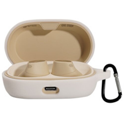 INF Za&scaron;čitna torbica za Bluetooth slu&scaron;alke s karabinom White, (21837991) Cene