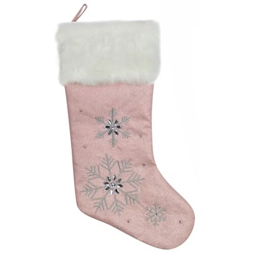  Sock elegance, novogodišnja čarapa, roze, 50cm ( 760521 ) Cene
