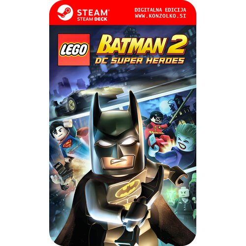 Lego Batman 2 DC Super Heroes - Steam koda brez &scaron;katlice (WINDOWS PC | STEAM DECK) Cene