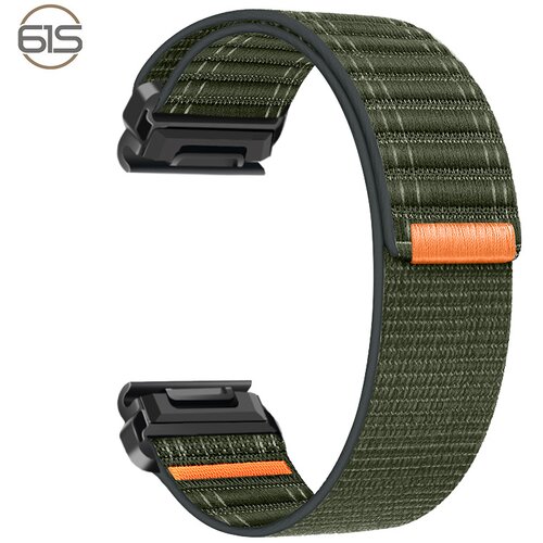 INF 26 mm najlonski pa&scaron;ček za uro Garmin Fenix 8/5/6/7X Pro/Epix 935/965 Green, (22103018) Cene