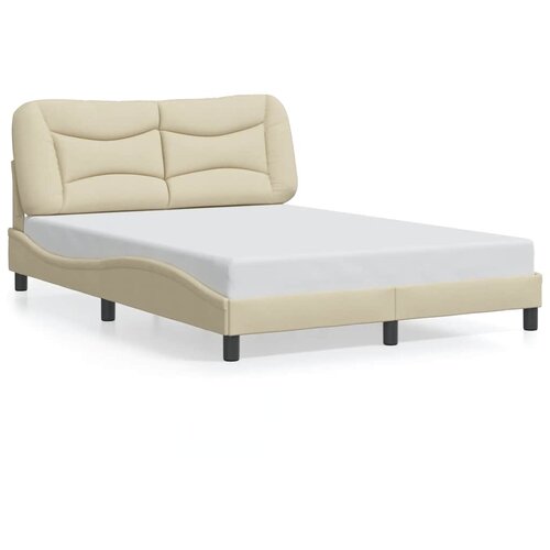  Okvir za krevet bez madraca Hvar krem 140 x 190 cm od tkanine Slike