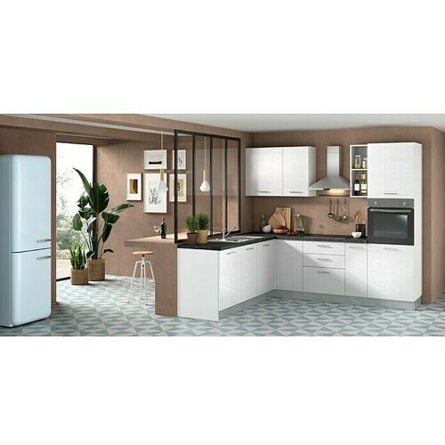 Marinelli Cucine Montažna kutna kuhinja Idra (Š x D: 250 x 225 cm, S električnim uređajima) Cijene