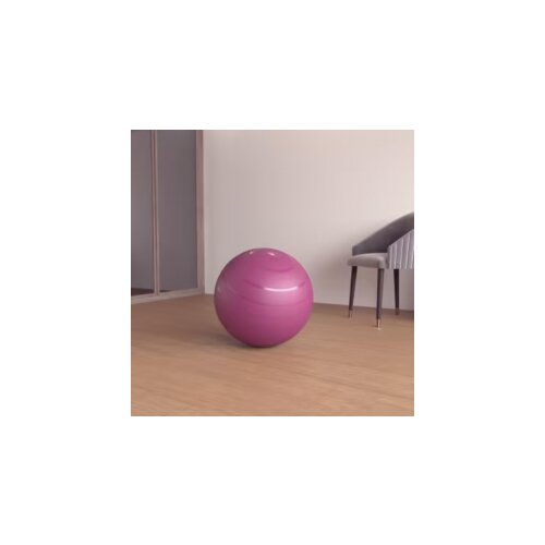 Lopta za pilates veličine s (55cm) roze Slike
