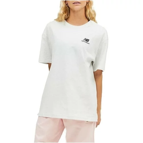 New Balance Majice & Polo majice UNISSENTIALS TEE Siva