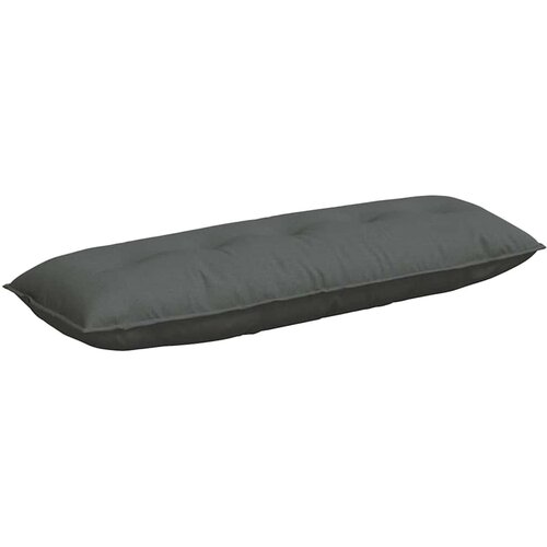 vidaXL Poglavni vzglavnik Temno siva 140 x 19 x 50 cm blago Cene