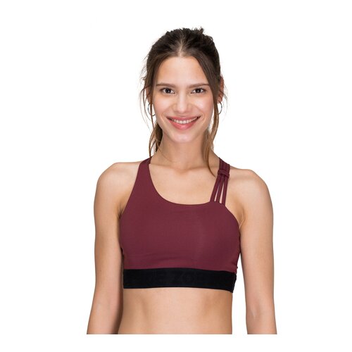 Zoe Iris Asymmetrical Bra, Red Wine - M, (20490425) Cene