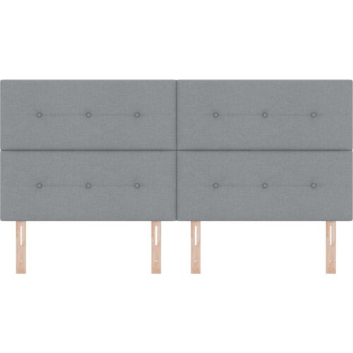 VidaXL led uzglavlje svjetlosiva 100 cm tkanina Slike