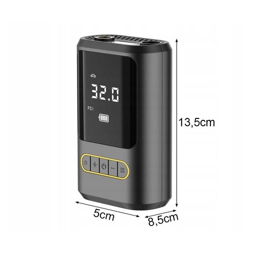  Avtomobilska LED aku. 2000mAh kompresorska črpalka do 10Bar z LCD Slike