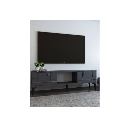 Hanah home TV komoda Madera, 150x44,6x29,6 cm, Antracit-Srebrne boje Cijene