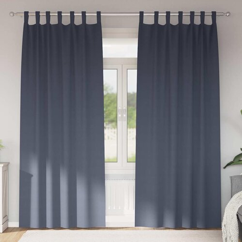  Zavjese za blackout s prstenovima 2 kom. Antracit 225 x 140 cm Cijene