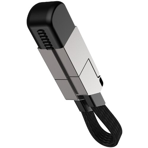 INF 6-v-1 podatkovni kabel - temno siv in črn dizajn obeska za ključe, (5000277087) Slike
