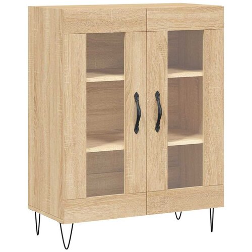  Visoka komoda hrasta sonome 69,5x34x180cm od konstruiranog drva Slike