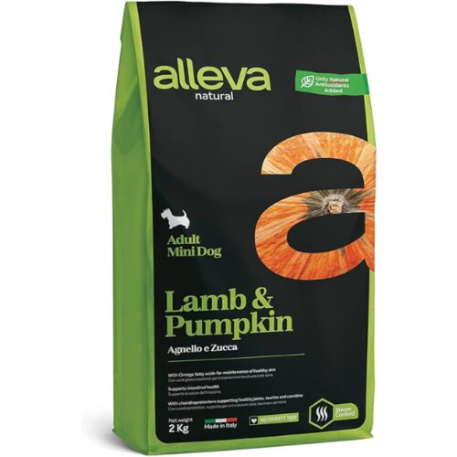 Alleva natural adult lamb & pumpkin mini 12 kg Cene