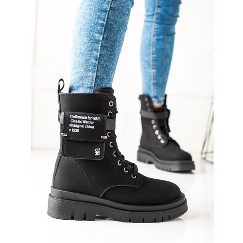 TRENDI BLACK TRAPPERS WITH POCKET Cene