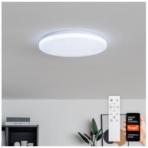  Brilagi - LED prigu&scaron;iva stropna svetiljka SMART STARS LED/24W/230V pr. 38 cm Wi-Fi Tuya + daljinski upravljač Cene