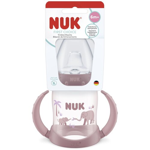 Nuk lonček First Choice Learner Bottle 150 ml, 6m+ sort Cene