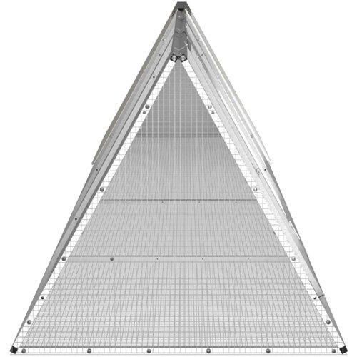 vidaXL Kavez za zečeve sivi 403 5 x 80 5 x 71 cm od pocinčanog čelika Cijene