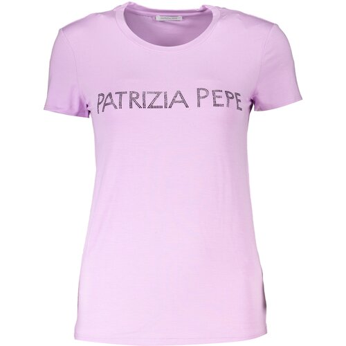 Patrizia Pepe WOMEN&#39;S SHORT SLEEVE T-SHIRT PURPLE Cijene
