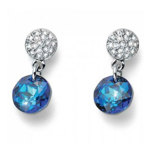  Ženske oliver weber hero bermuda blue mindjuŠe sa swarovski plavim kristalom ( 22747.blu ) Cene