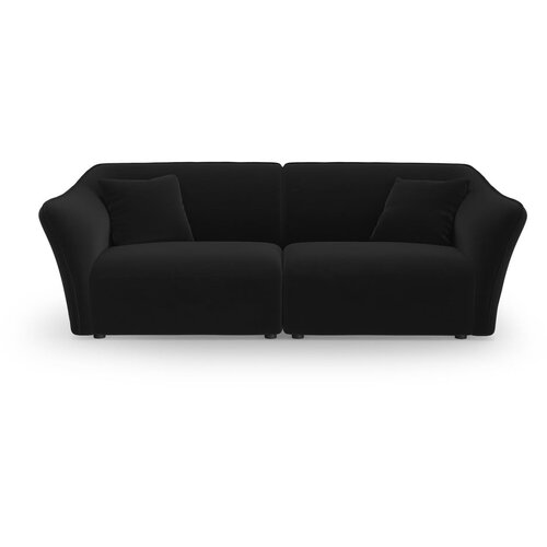 Cosmopolitan Design Crna baršunasti sofa 206 cm Tokyo – Cijene