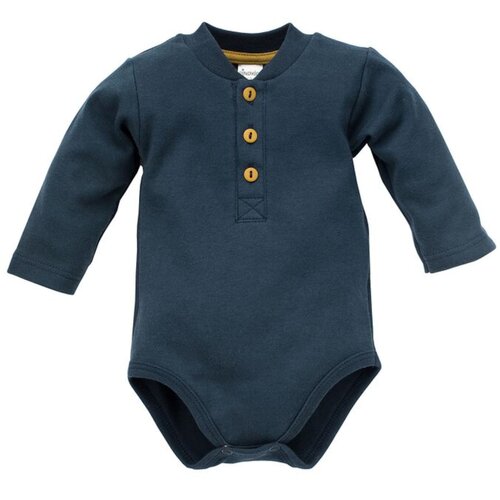 Pinokio Kids&amp;#039;s Secret Forest Longsleeve Polo Bodysuit Navy Blue Slike