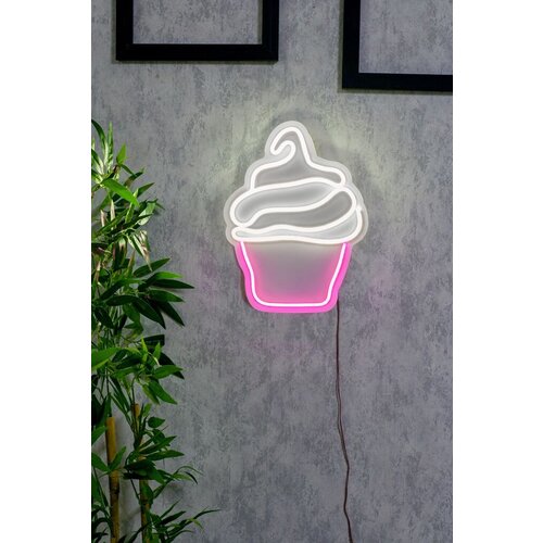 Wallity dekorativno led osvetljenje cupcake, belo-roze Slike