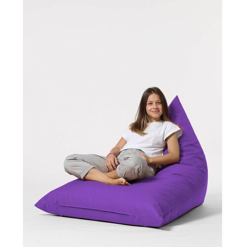 Atelier Del Sofa lazy bag Pyramid Big Bed Pouf Purple Slike