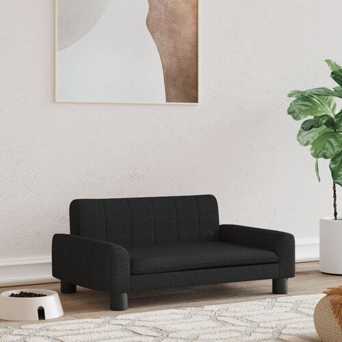 vidaXL Pasja postelja črna 70x45x30 cm blago Cene