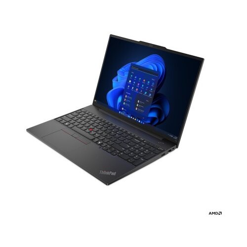 Lenovo Think ThinkPad E16 AMD G2 (6C/12T, 3.3/4.55GHz, 3MB L2/16MB L3)), 1x16 GB DDR5-4800, SSD 512GB NVMe Opal 2.0, AG IPS 300n, AMD Graph, GLAN, WLAN, BT, KybUK BL, FPR, Cam IR+FHD, Al Ryzen 5 7535HS 16.0" WUXGA (1920x1200) Radeon 660M 21M5001WCX Cene