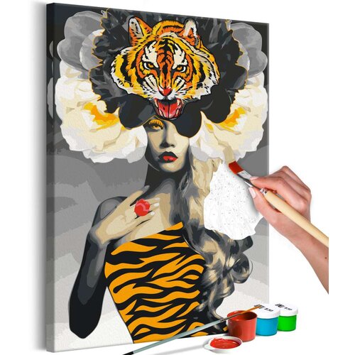  Slika za samostalno slikanje - Eye of the Tiger 40x60 Cene