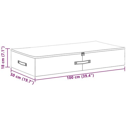  Kutija za spremanje Antracit 100 x 50 x 18 cm Netkana tkanina - Antracit 1 100 x 50 x 18 cm Cijene