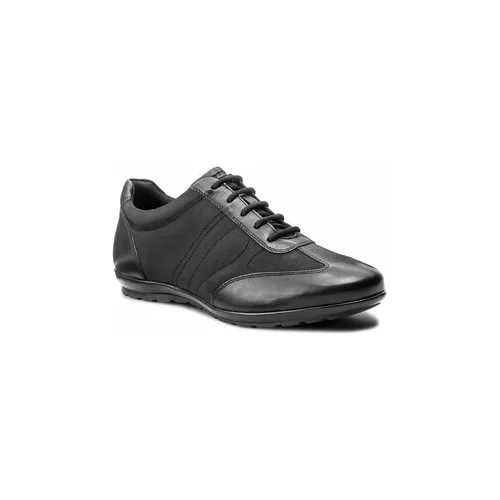 Geox Nizki čevlji U Symbol B U74A5B 01143 C9999 Črna