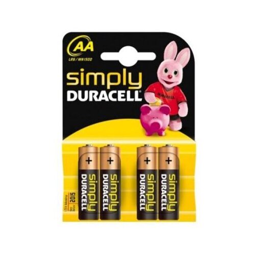 Duracell Baterija AA-LR6, 4 kosi Slike