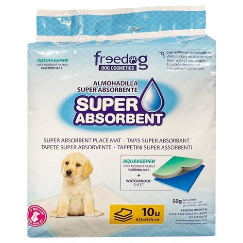 Freedog super upijajuće pelene za pse 60 x 60 cm, 10 komada Slike