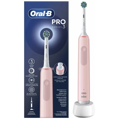 Oral-b PRO 3 ROZA CROSS ACTION