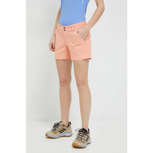 Columbia Kratke hlače Ženski, oranžna barva