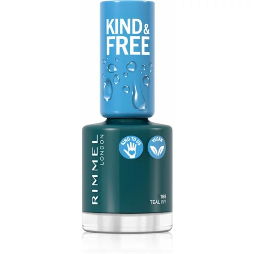 Rimmel London Kind & Free lak za nokte nijansa 168 Teal Ivy 8 ml