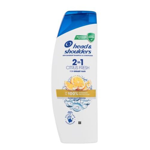 Head & Shoulders Citrus Fresh 2in1 400 ml šampon perut masna kosa unisex Cijene